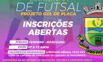 Prefeitura Municipal abre inscrições para Escolinha de Futsal